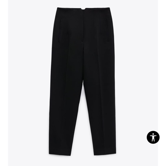 High waisted black Zara pants (S) - Picture 1 of 1
